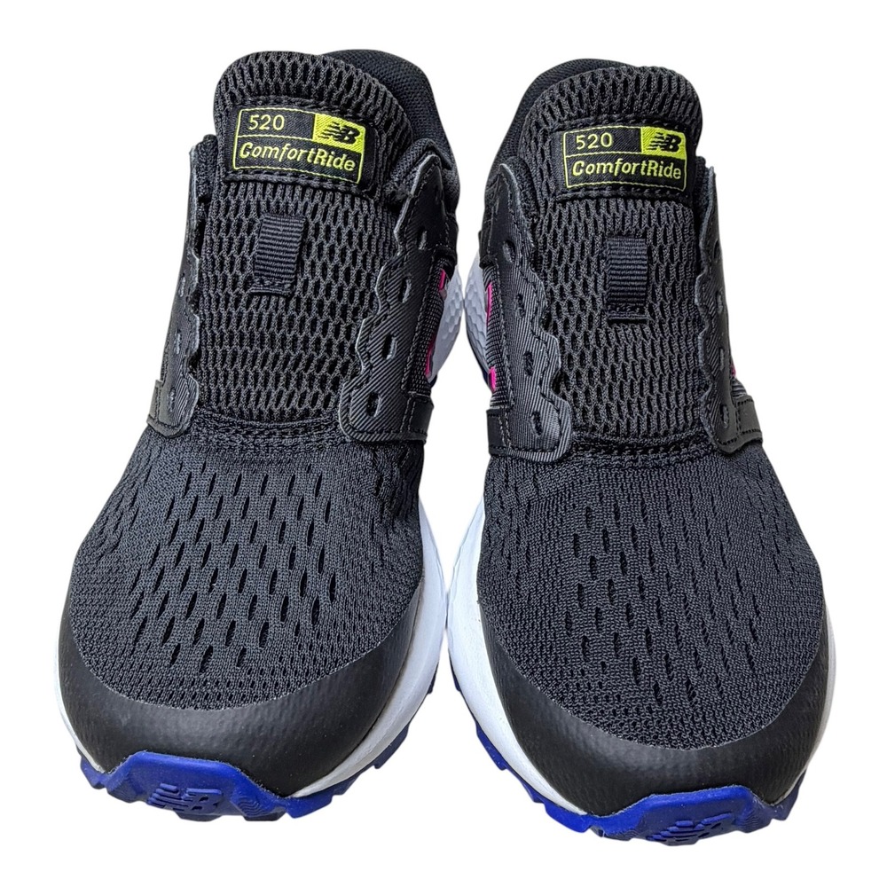 New Balance 520 V5 Comfort Ride Running Shoes Black Pink W520CP5 Womens Size 6 - Picture 3 of 7